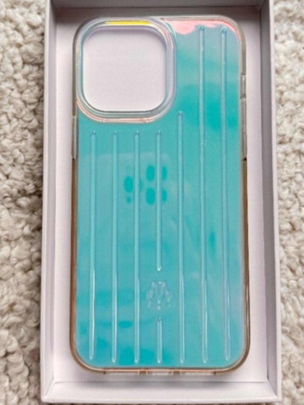 NWB Rimowa Iridescent iPhone 14 Pro Max Phone Case